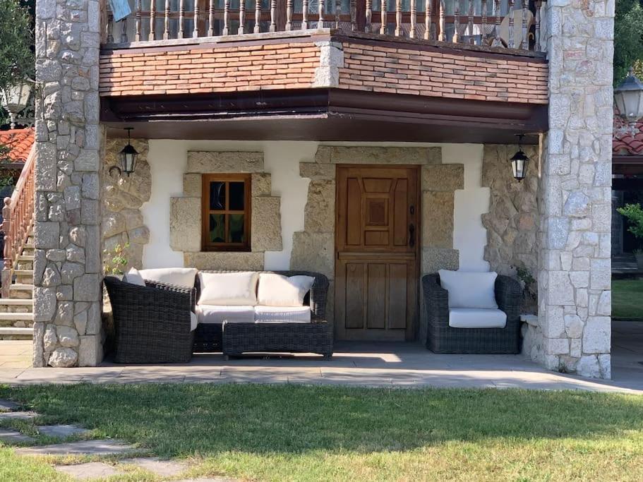 Casa con amplio jardín en Pechón Vila Exterior foto
